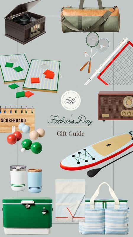 Celebrate this Father’s Day with activity based gifts for the whole family. Badminton, Bocce Ball, Corn Hole, Paddle Boarding, or a picnic at the park or by the pool. So many great gift ideas at great price points! 

Target 
Father’s Day Gifts
Outdoor Activities

#LTKMens #LTKFamily #LTKFindsUnder100