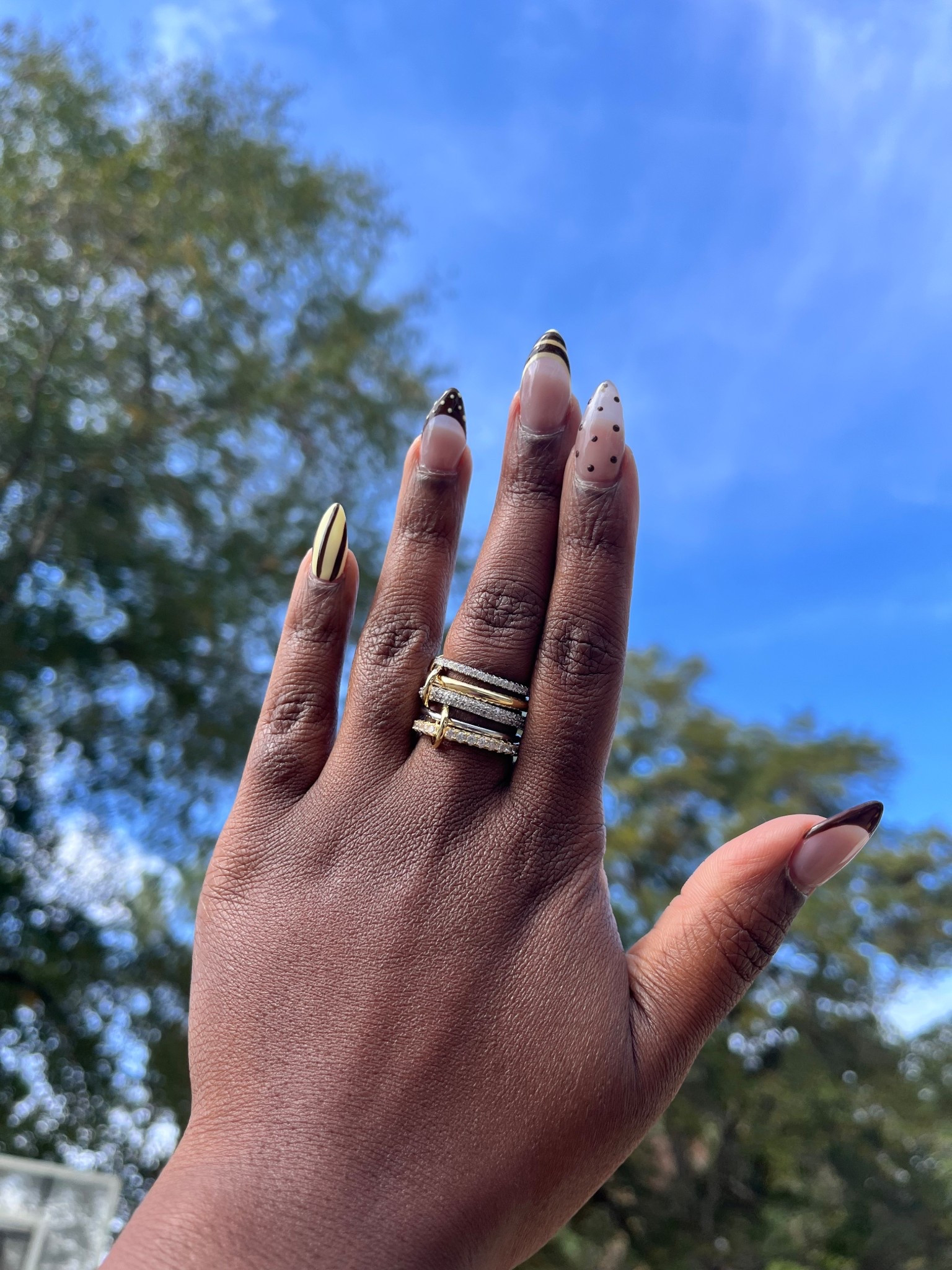 I love this ring stack. She’s so cute! Amazon find Gold Stackable Rings for Women, 14K Gold Plated Cubic Zirconia Rings, Silver Gold Multi Ring Mixed Metals Stackable Ring Set for Women Non Tarnish

#LTKGiftGuide #LTKCyberWeek #LTKFindsUnder50