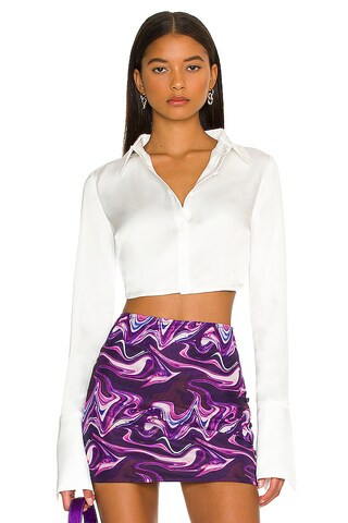 h:ours Maree Top in White from Revolve.com | Revolve Clothing (Global)