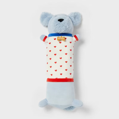 Dog Kids' Long Weighted Plush Throw Pillow Blue - Pillowfort™ | Target