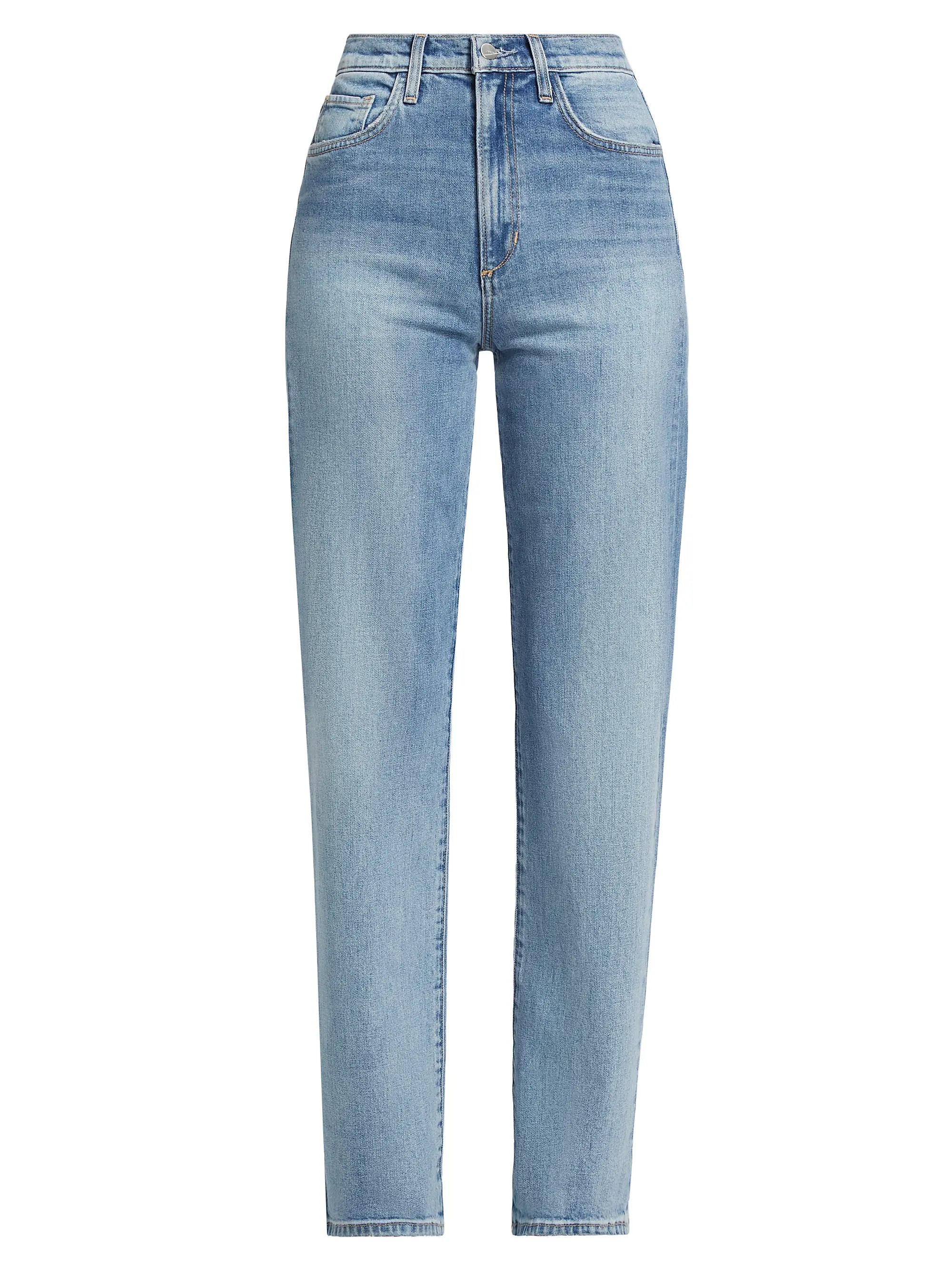 Margot High-Rise Straight-Leg Jeans | Saks Fifth Avenue