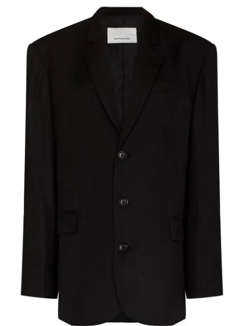 Frankie Shop Gelso Oversized Blazer - Farfetch | Farfetch Global