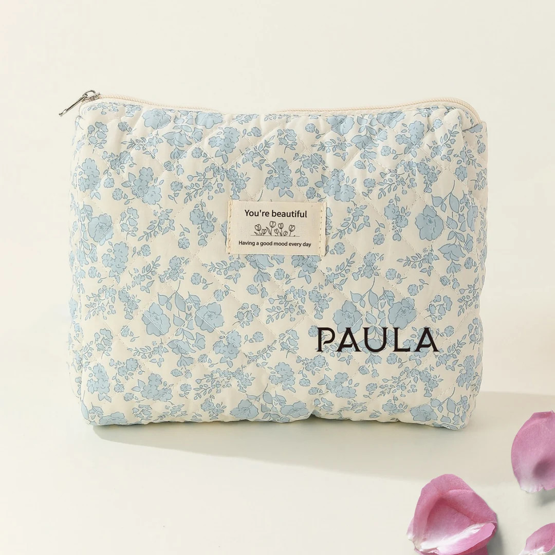 Simple Practical Flowe/large Capacityr Makeup Bagcute Floral - Etsy | Etsy (US)