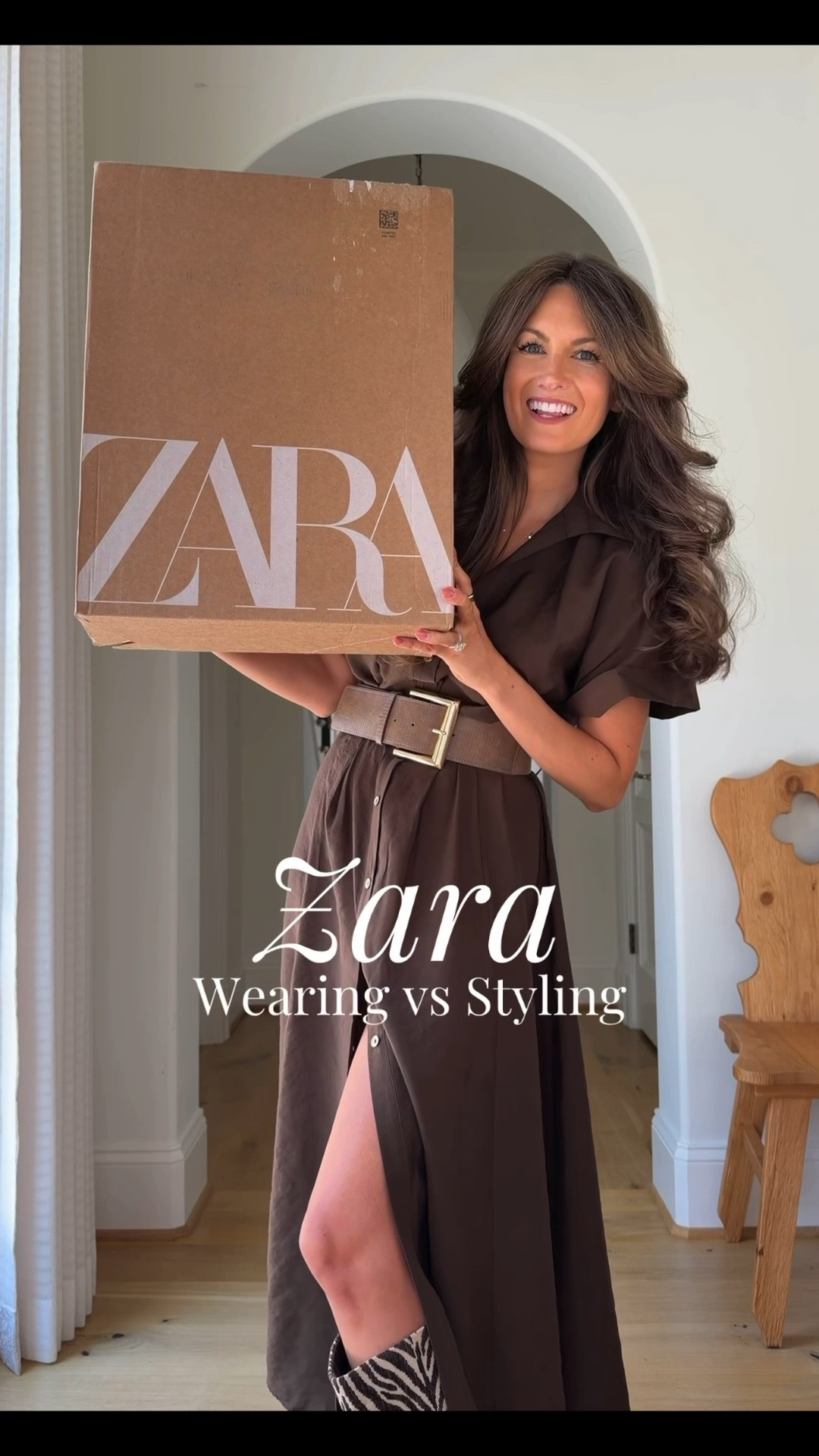 Zara wearing vs styling! Everything is true to size except for the jeans - size up one size in those! 🤍

#LTKgrwm