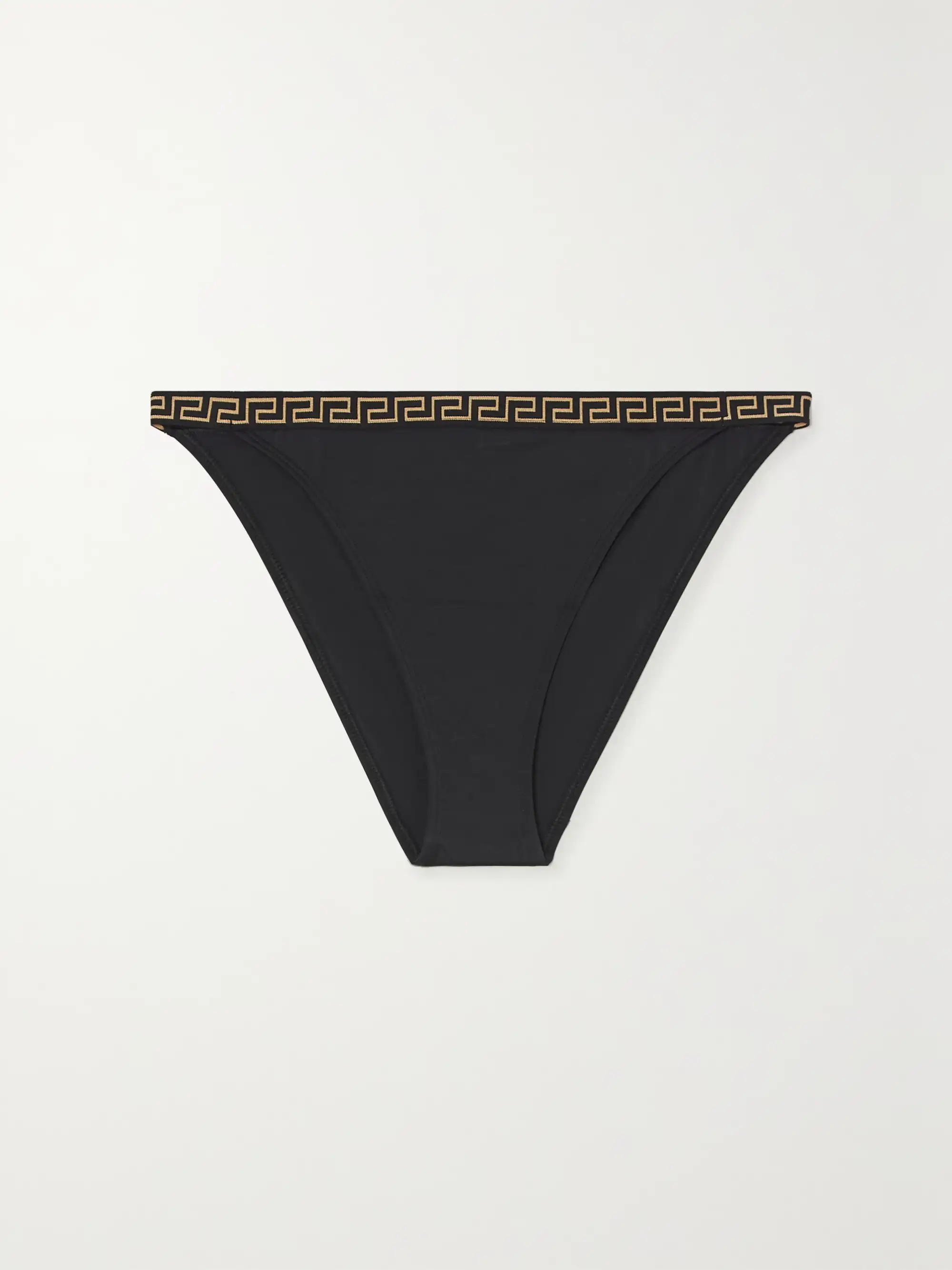 Jacquard-trimmed bikini briefs | NET-A-PORTER (US)