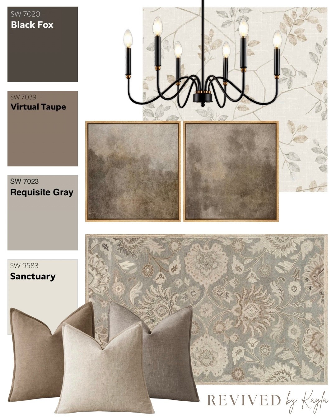 Neutral room design mood board with brown and gray decor 🤎🩶🤍

#homedesign #homedecor #roomdesign #roomdecor #home #decor #interiordesign #homeinspo #neutral #cozy #calm #moodboard #roommakeover #sherwinwilliams #amazon #wayfair #modern 

#LTKHome