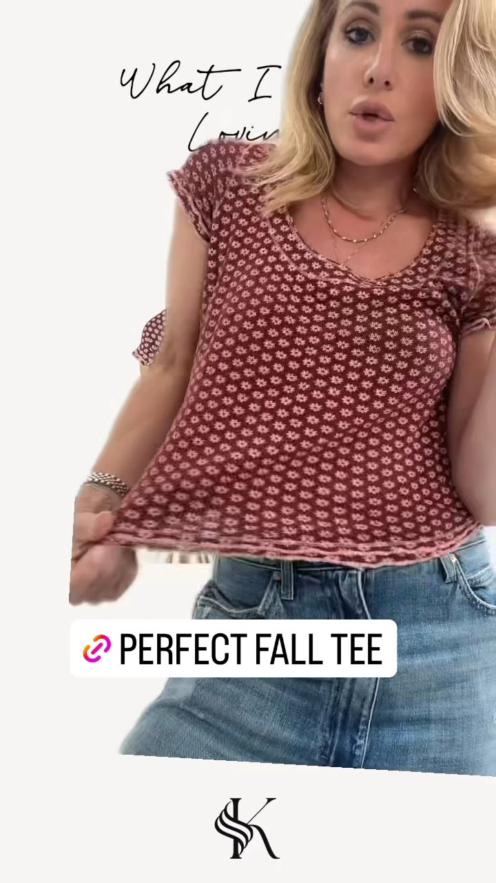 Such a perfect tee 

#LTKfindsunder100 #LTKover40