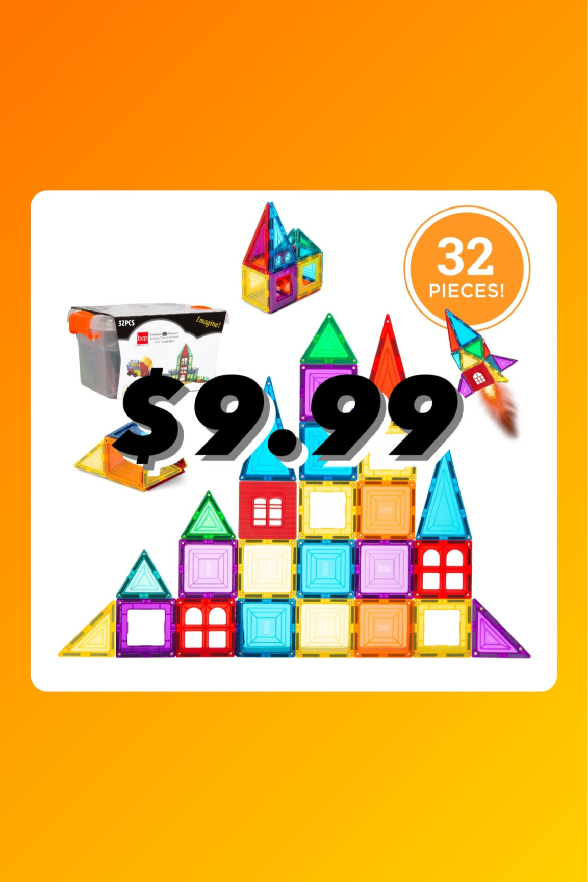 If you have kids, you know how much of a coveted item this is amongst their toys! 👍🏼 endless possibilities of fun and a great STEM activity. Can’t best the price! 💰 #walmartdeal #dealoftheday #walmartsteal #magnettiles #toys 

#LTKfamily #LTKkids #LTKsalealert