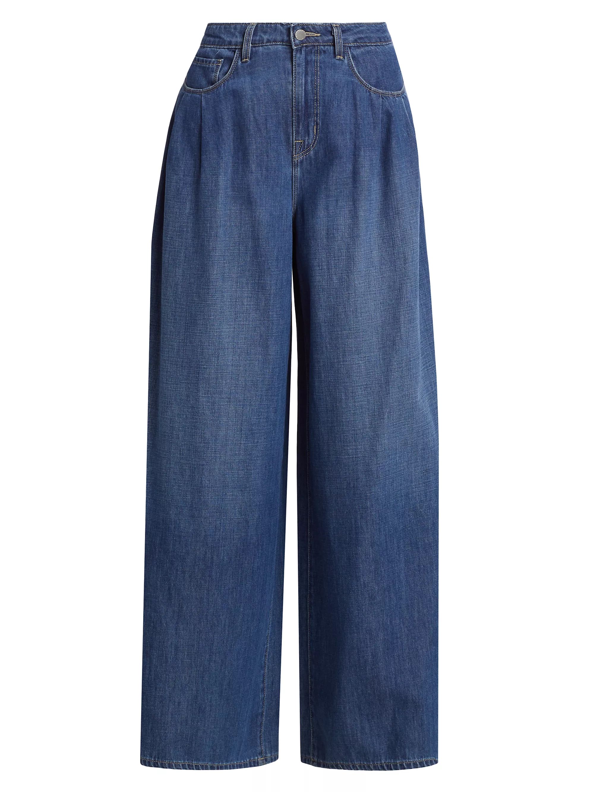 Lanae High-Rise Super Wide-Leg Jeans | Saks Fifth Avenue