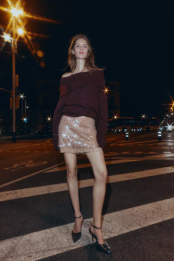 PLAIN KNIT BANDEAU JUMPER | Zara UK