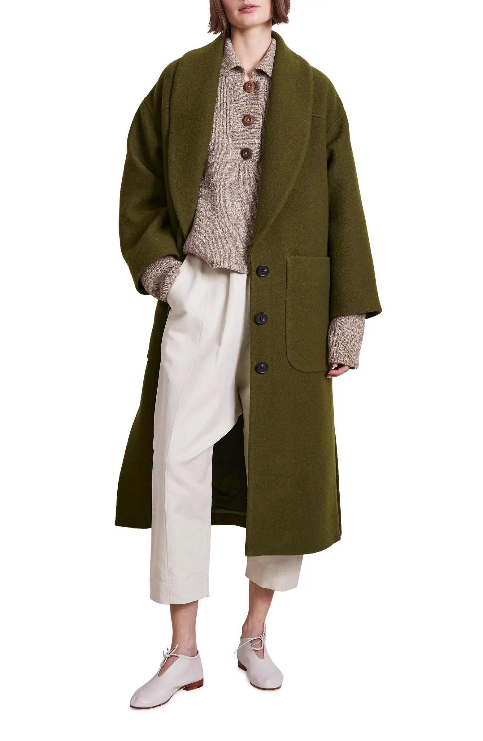 Apiece Apart Vette Oversize Wool Overcoat | Nordstrom | Nordstrom