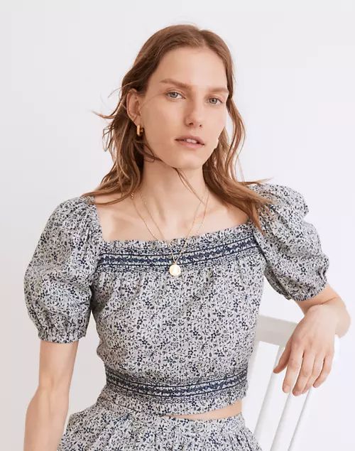 Jeanette Top in Florentine Floral | Madewell