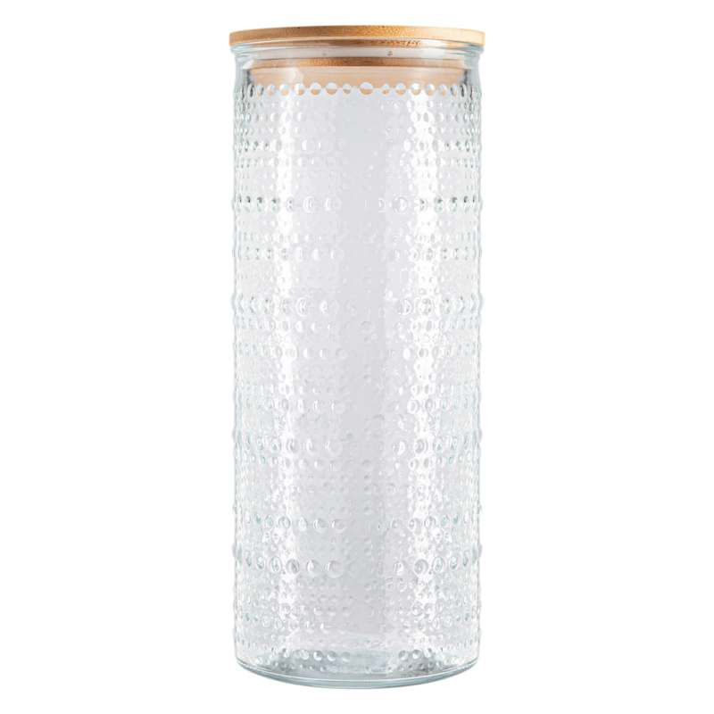 Halo Clear Canister with Bamboo Lid, 91oz | At Home
