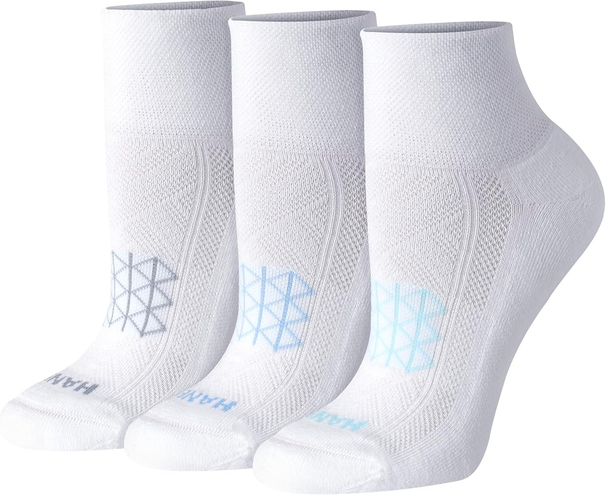 Hanes Women's No Show Running Socks, Absolute Run Socks, Breathable No Show Tab Socks for Running... | Amazon (US)