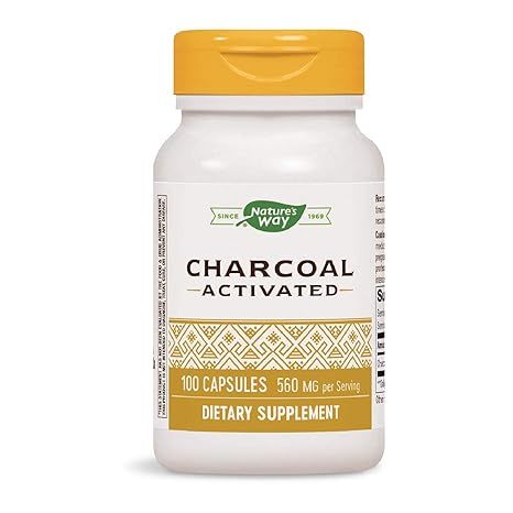 Nature's Way Activated Charcoal, 100 Capsules | Amazon (US)