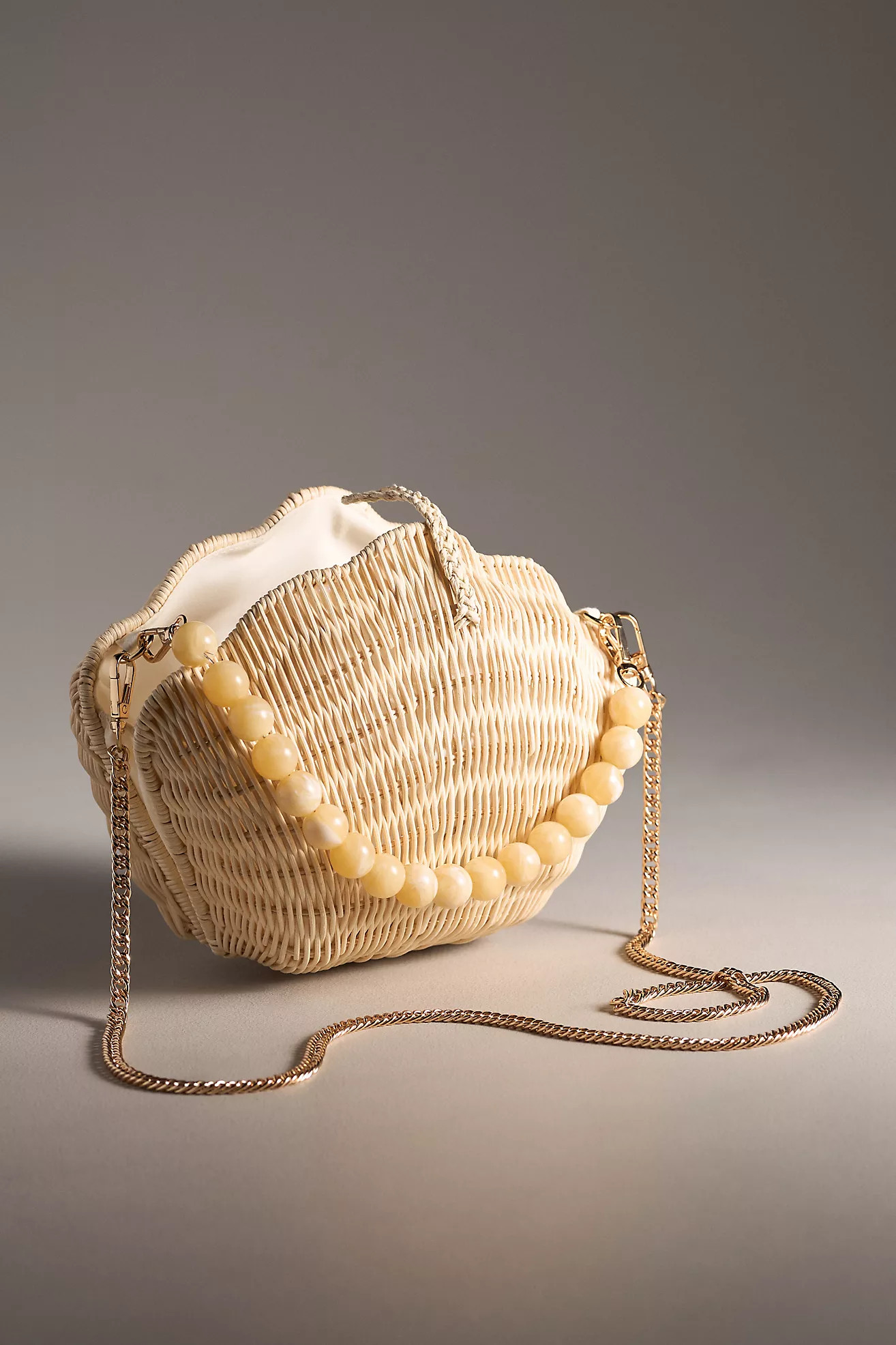 Shiraleah Rattan Shell Tote | Anthropologie (US)
