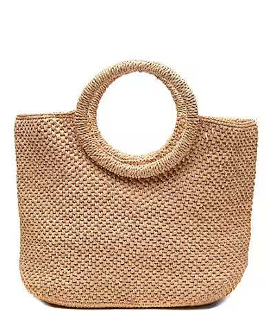 Mar Y Sol Serena Mini Raffia Tote Bag - Natural | Dillard's