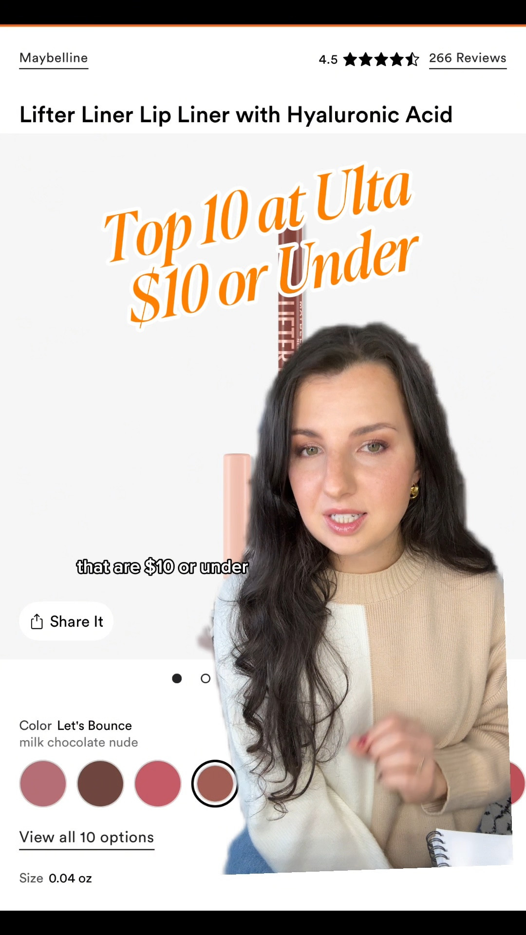 Too 10 products at Ulta under $10. Would make great stocking stuffers or gifts for make up lovers 

#LTKGiftGuide #LTKCyberWeek #LTKBeauty