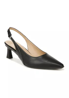 Naturalizer Women's Tansy Slingback Dress Shoe, Black, 9.5W | Belk