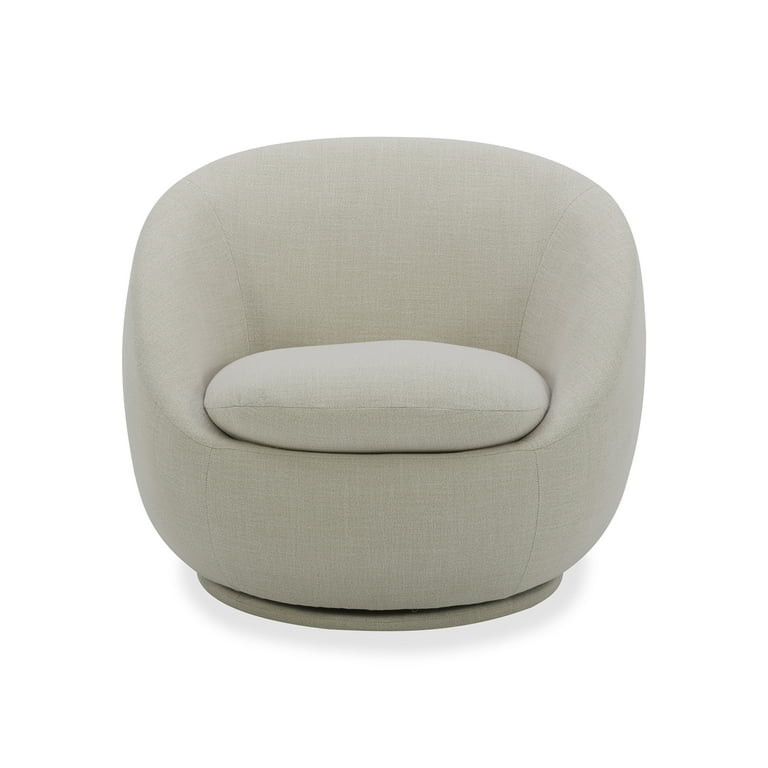 Better Homes & Gardens Mira Swivel Chair, Linen - Walmart.com | Walmart (US)