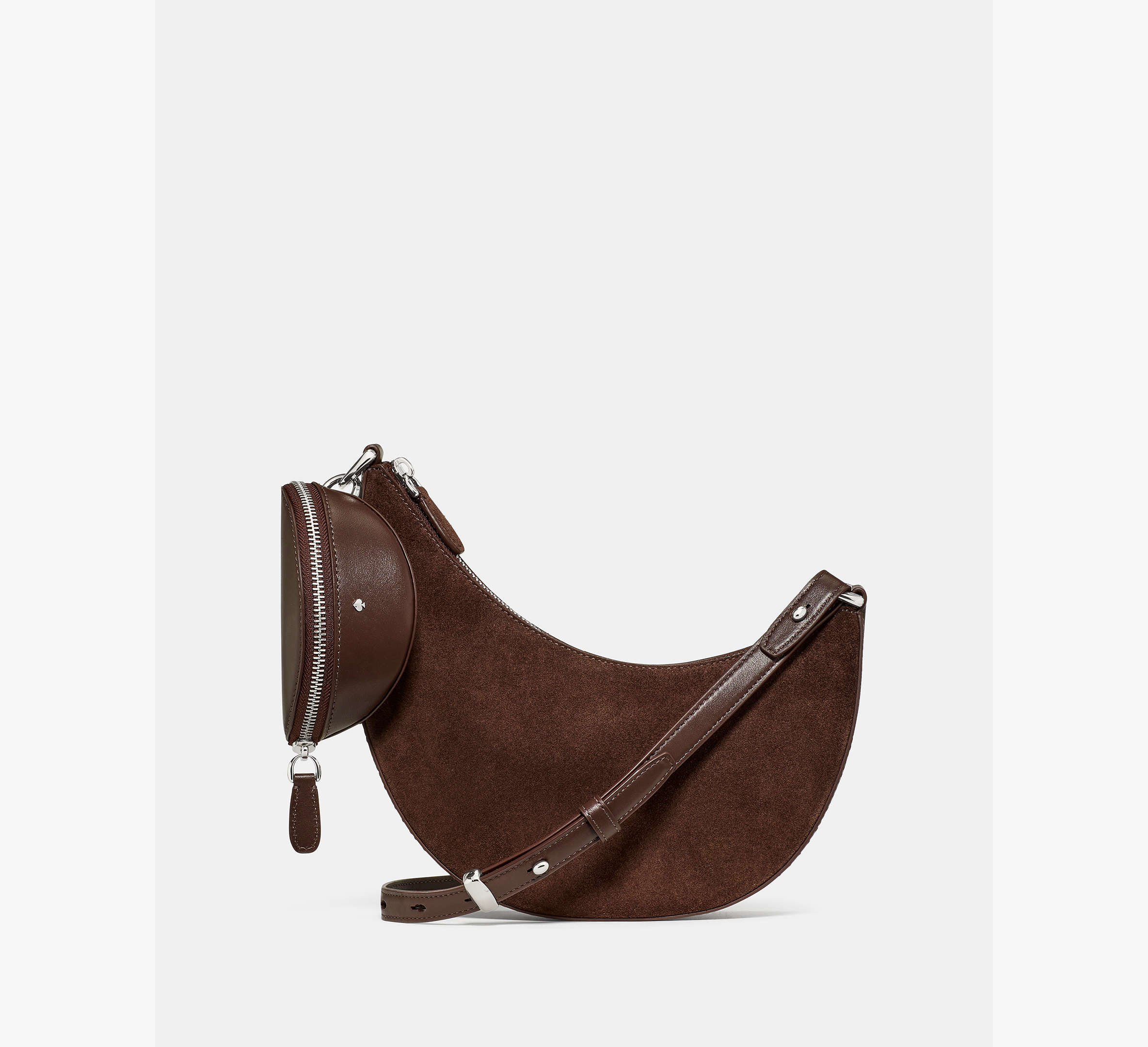 Kate Spade Duo Suede Crossbody Bag, Brown - Handbags & Purses | Kate Spade (US)
