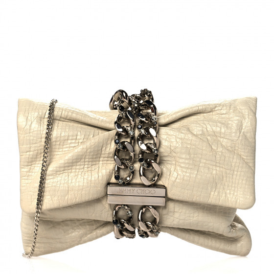 JIMMY CHOO Crystal Chandra Chain Clutch | FASHIONPHILE (US)