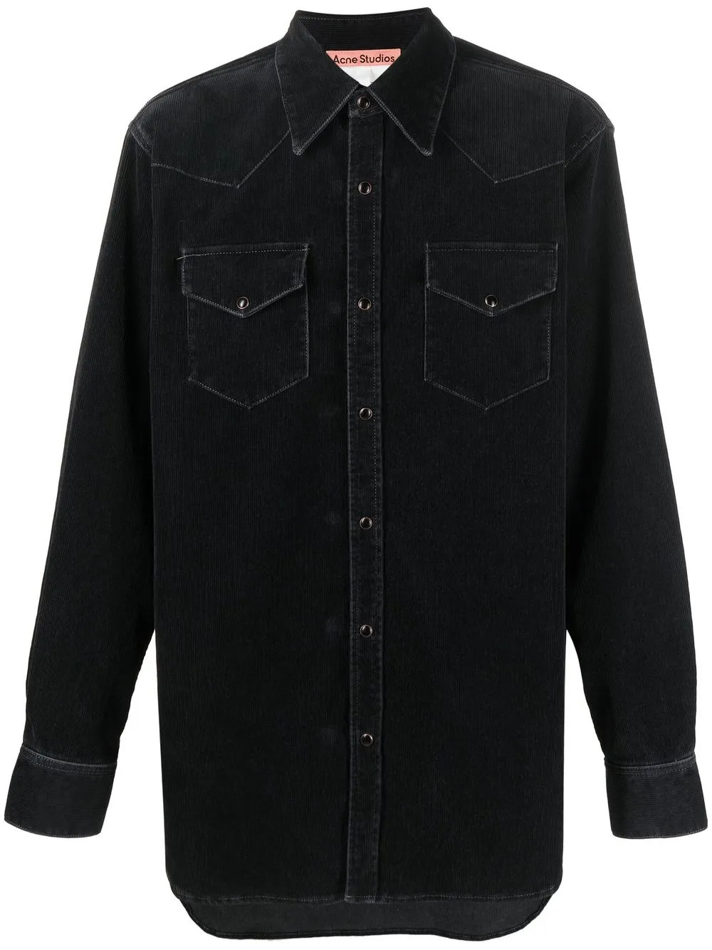 button-up denim shirt | Farfetch Global
