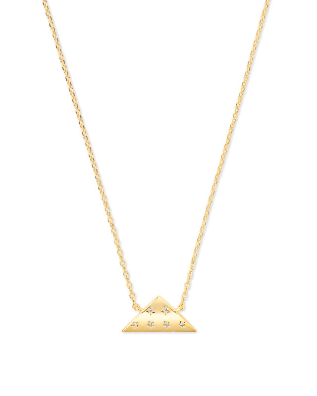 Folds of Honor Pendant Necklace in Gold | Kendra Scott