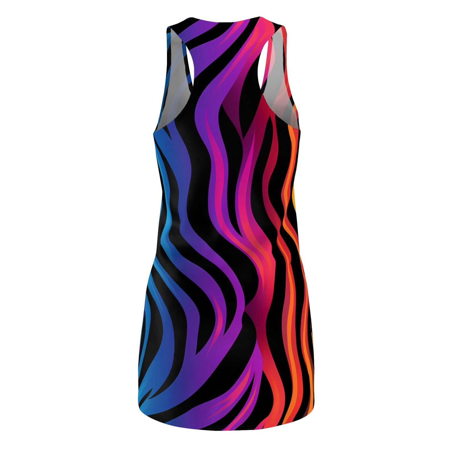 Colorful Zebra Print - Women's Racerback Dress | Etsy (DACH)