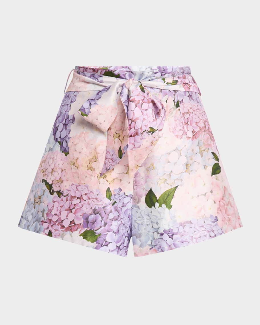 Zimmermann Dawning Silk Shorts | Neiman Marcus