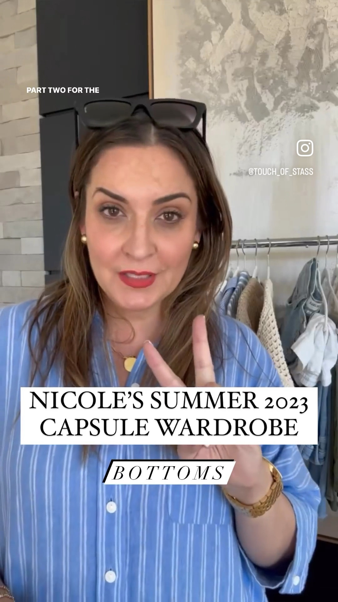 Summer Capsule Wardrobe: Bottoms 
Light weight/color denim
-cropped, wide leg
Trousers 
-linen
-cotton 
Linen shorts 

#LTKunder100 #LTKstyletip #LTKSeasonal