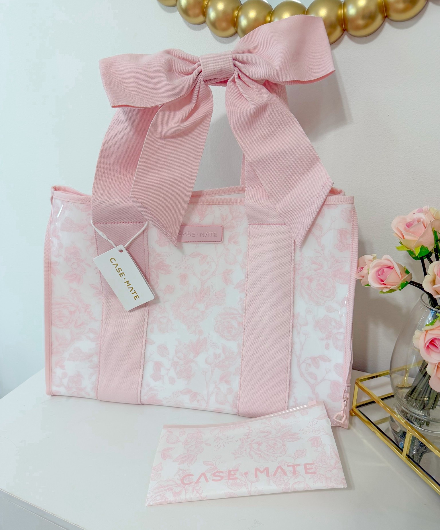 Floral CaseMate Tote bag🌷🌸🎀✨