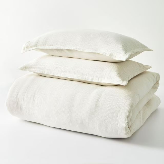 Better Homes & Gardens 3-Piece Cream/off-White Gauze Comforter Set, Full/Queen, Adult - Walmart.c... | Walmart (US)
