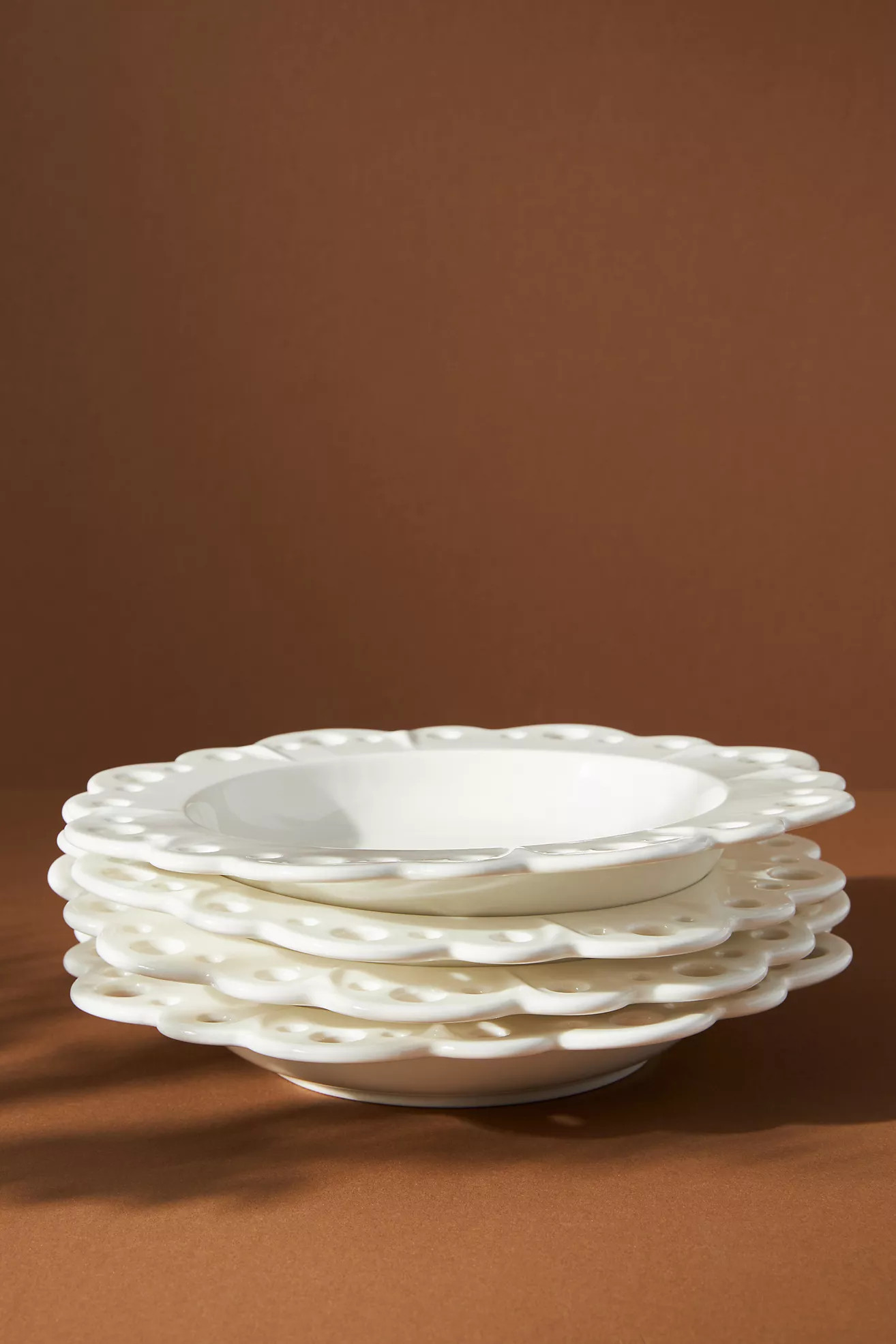 Eyelet Soup Bowls, Set of 4 | Anthropologie (US)