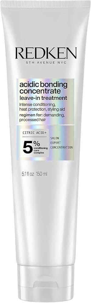 Redken Acidic Bonding Concentrate Leave In Conditioner - For Weak & Damaged Hair, Bond Building &... | Amazon (US)