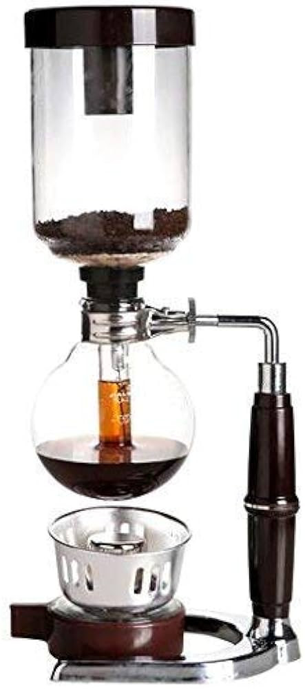 5 Cup Tabletop Siphon (Syphon) Coffee Maker with Alcohol Burner, Plastic Coffee Powder Spoon, Fil... | Amazon (US)
