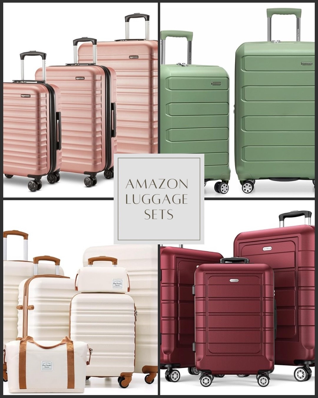 Looking for a new suitcase for your next vacay? Look no further… I got you 


vacation outfit ideas, summer vacation essentials, beach vacation outfit, airport outfit, travel essentials, packing must-haves, weekend getaway outfit, travel gear, luggage set, carry-on suitcase

#LTKTravel #LTKHoliday #LTKmomlife
