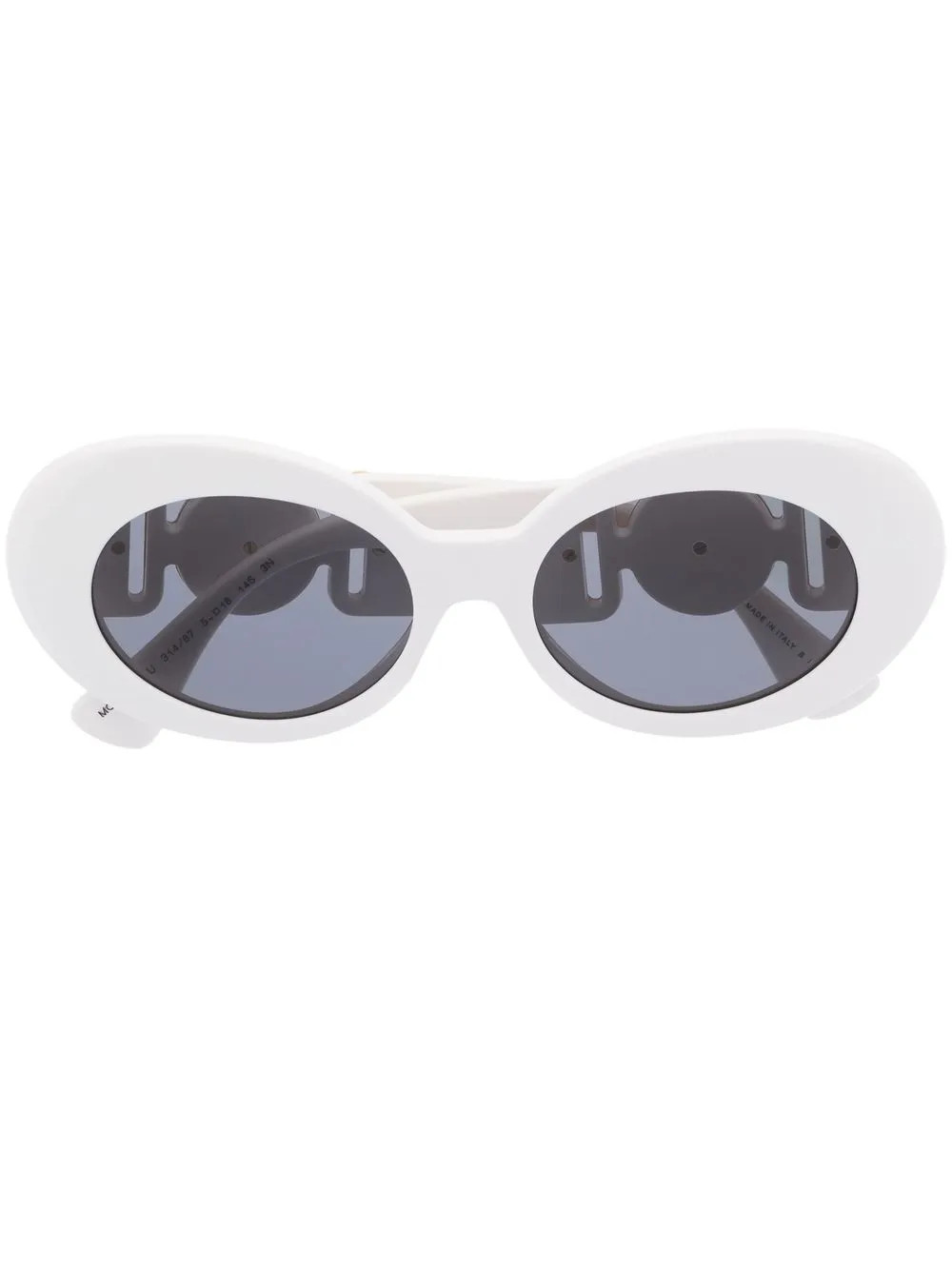 Versace Eyewear Medusa oval-frame Sunglasses - Farfetch | Farfetch Global