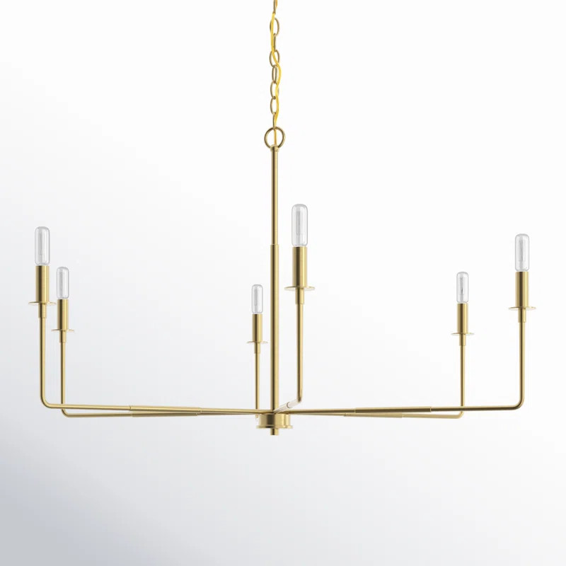 Alysa 6 Light Metal Dimmable Chandelier | Joss & Main