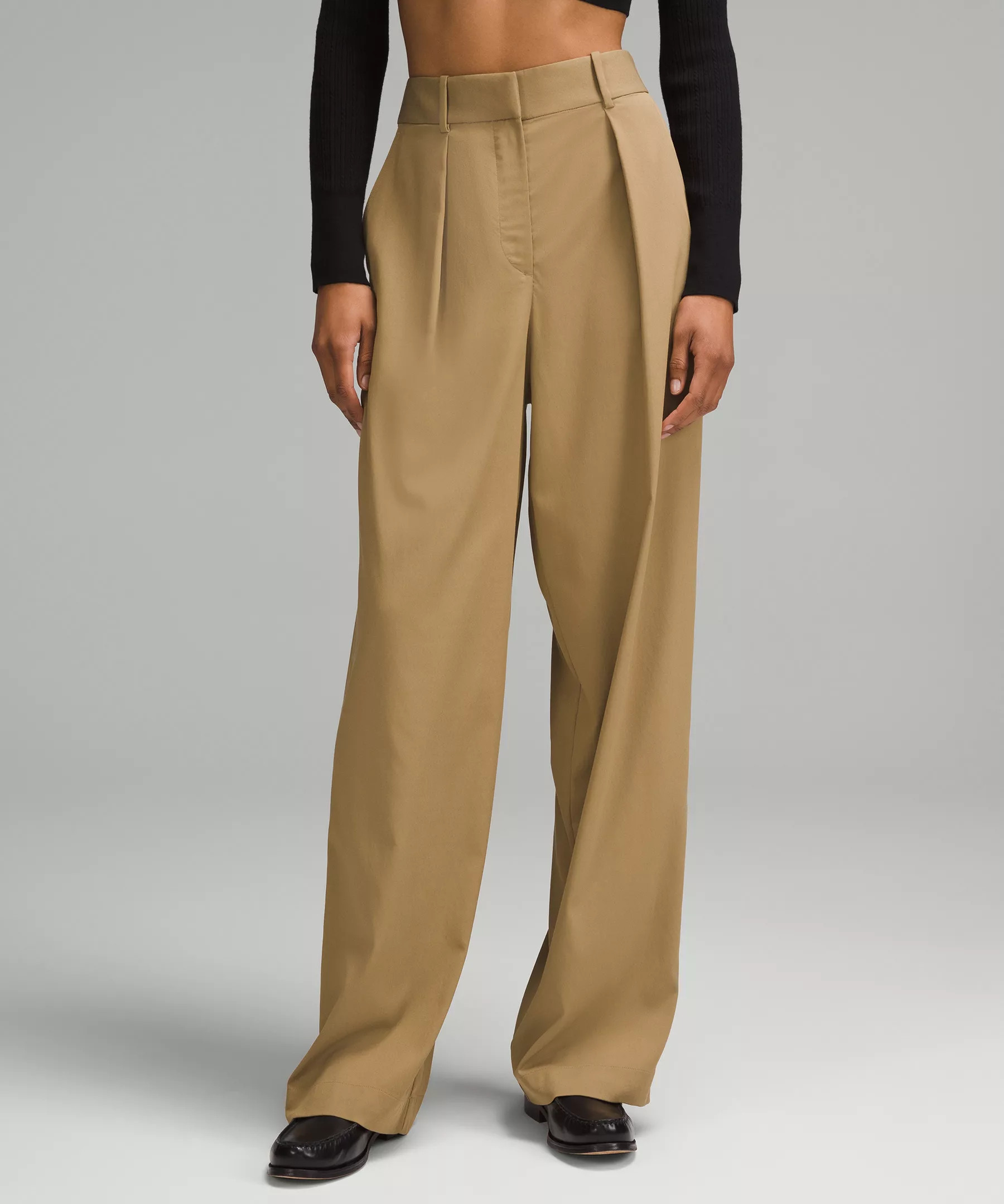 Modal-Blend Pleated High-Rise Trouser *Regular | Women's Trousers | lululemon | Lululemon (US)