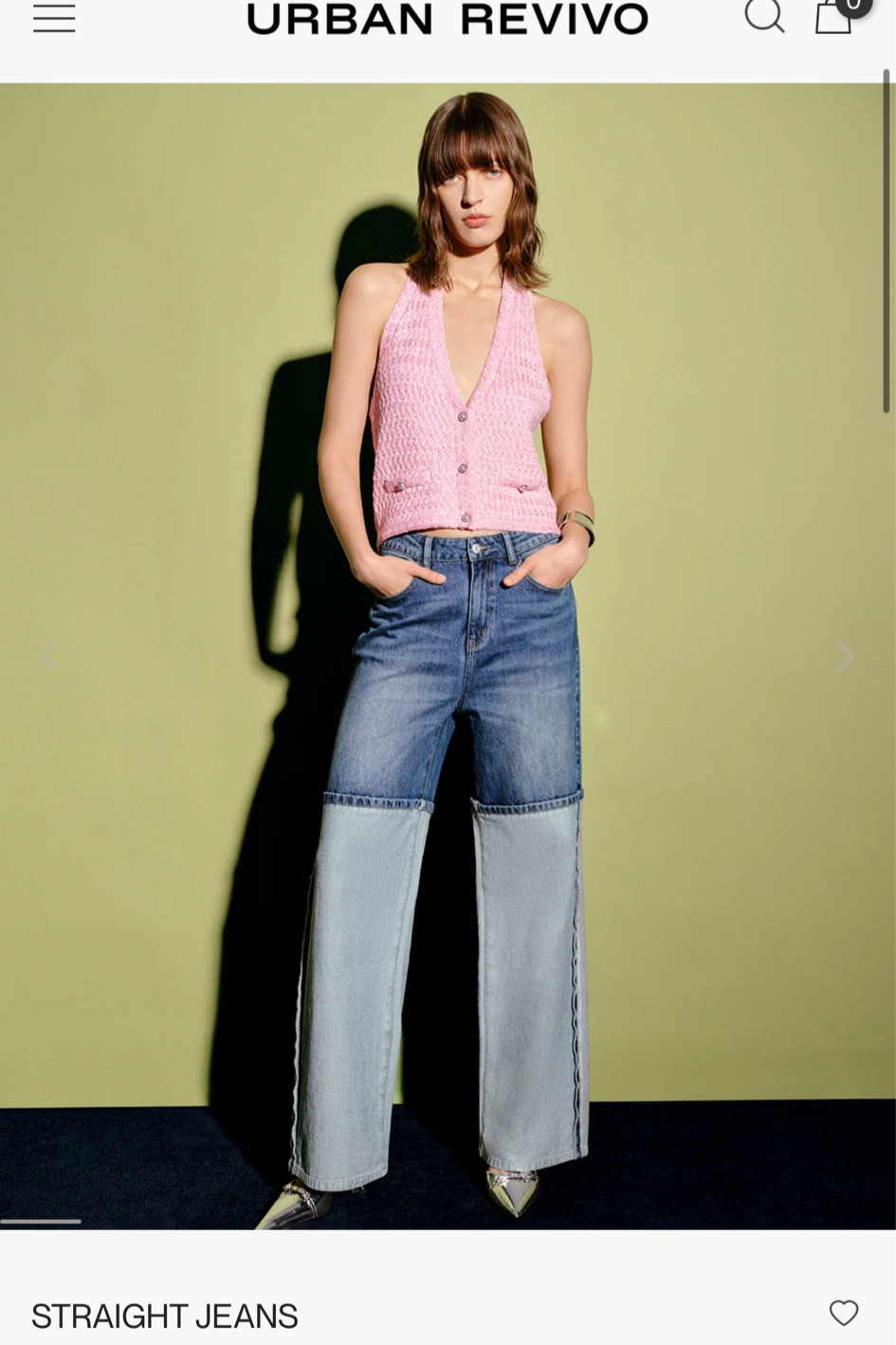 Urban Revivo Straight Jeans 

#LTKstyletip