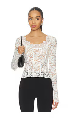Free People All Night Long Sleeve in Petal from Revolve.com | Revolve Clothing (Global)