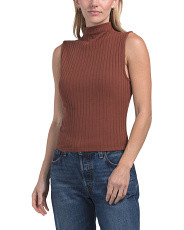 Made In Usa Sleeveless Mock Neck Top | Women | Marshalls | Marshalls