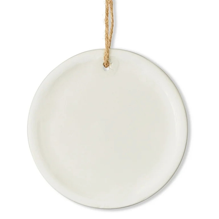 Green and Red Ceramic Quaint Village Christmas Ornament, 4", by Holiday Time | Walmart (US)