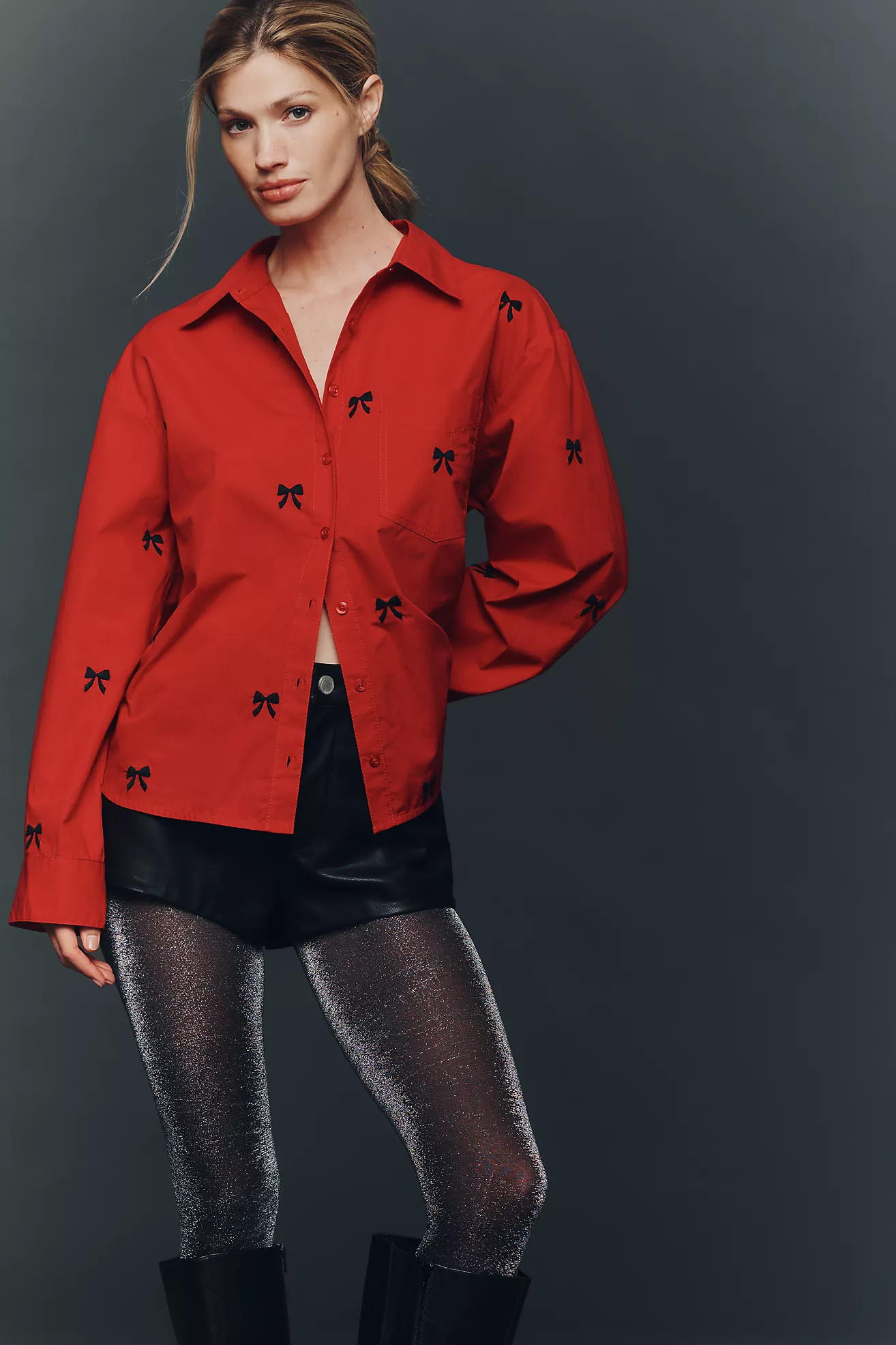 The Shrunken Bennet Buttondown Shirt by Maeve | Anthropologie (US)