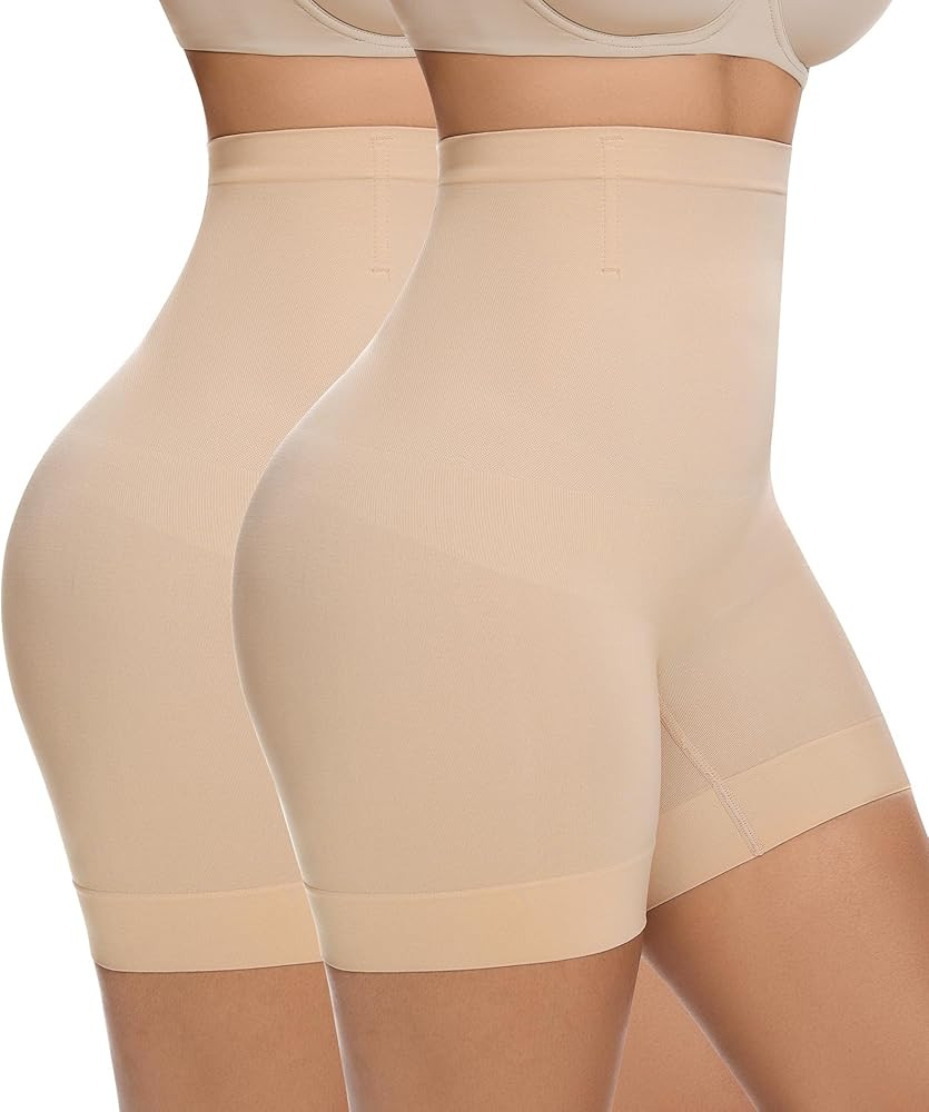 Womens Shapewear Tummy Control, Girdles for Women Body Shaper High Waist Shapewear Shorts Under D... | Amazon (US)