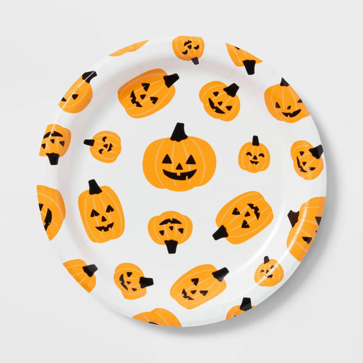 Halloween 20ct Pumpkin Snack Plates | Target