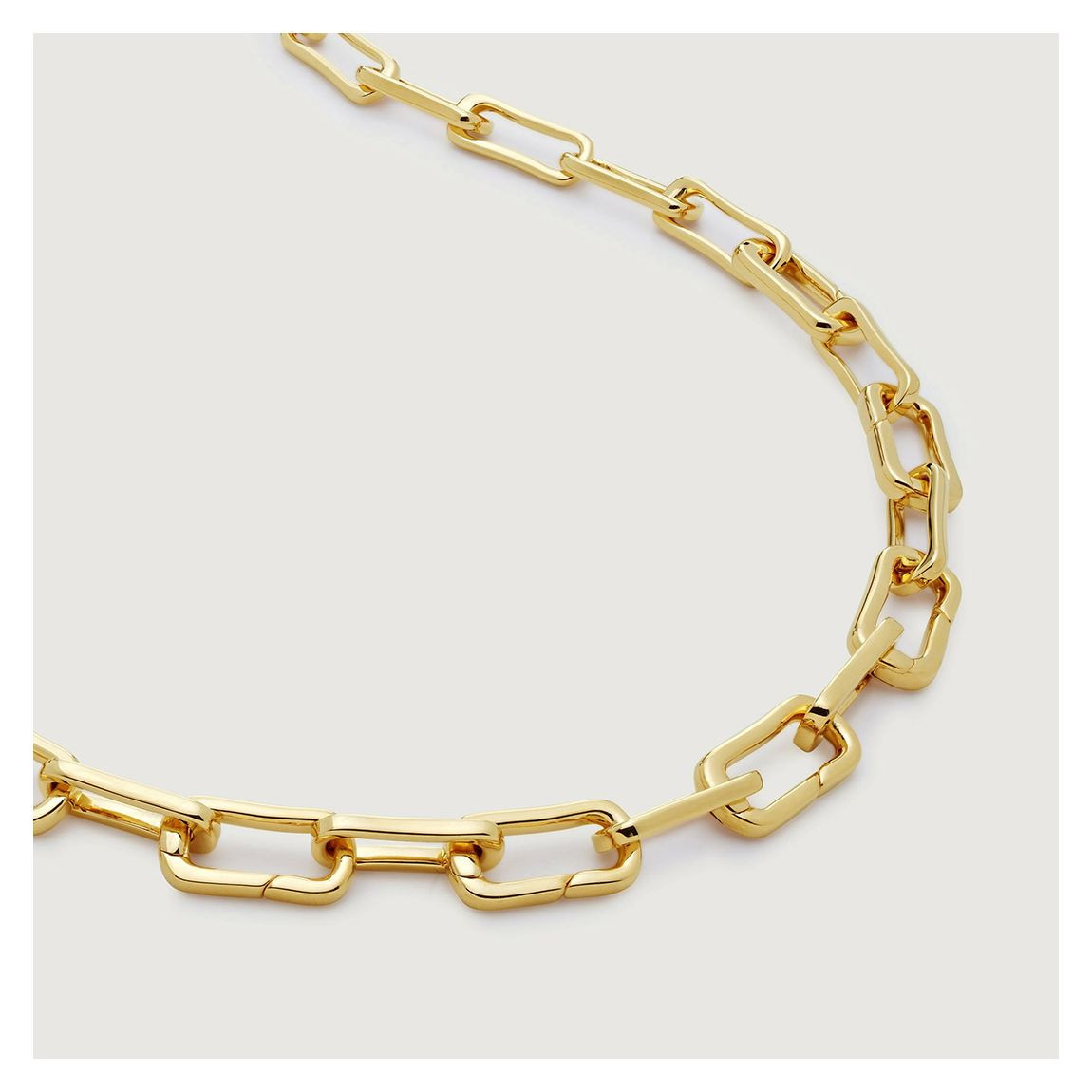 Monica Vinader Gold Alta Capture Charm Necklace - BrandAlley | BrandAlley