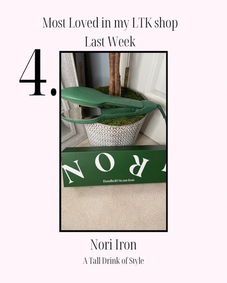 LTK most popular last week. The Nori iron perfect for all your trips the get the wrinkles out when you get to your destination.

Adventure, travel the world, tourist, explore, traveling the world, travel pics, insta travel, tall travel style, travel tips, travel outfit, 


#LTKtravel #LTKhome
