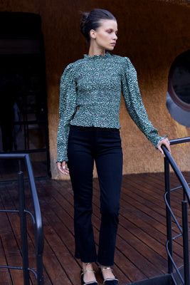 Willow Top- Jag Green | Oliphant Design